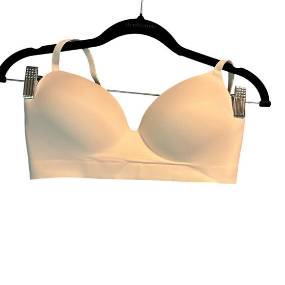 Soma Enbliss Wireless Tee Shirt No Wire Bra 36B Blush Pink Soft Comfy Everyday - Picture 1 of 5